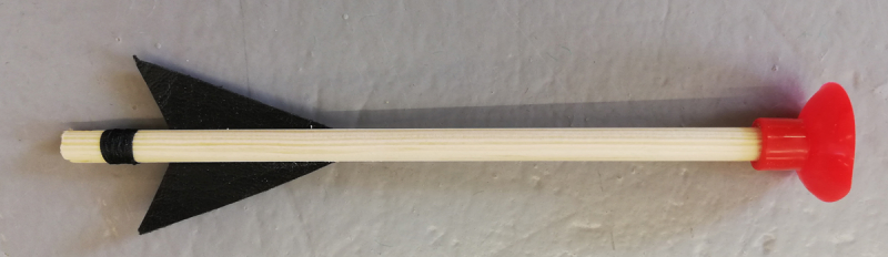 Kinderholzarmbrust klein, inkl. 3 Pfeile