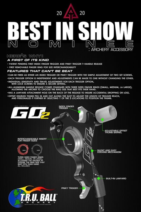 TruBall Go2 Finger Release Schwarz