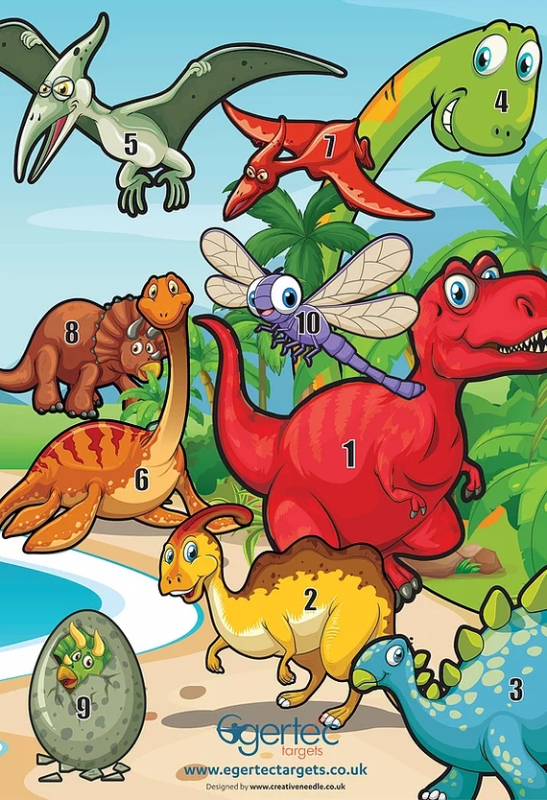 Egertec Plausch Zielscheiben Auflagen Set