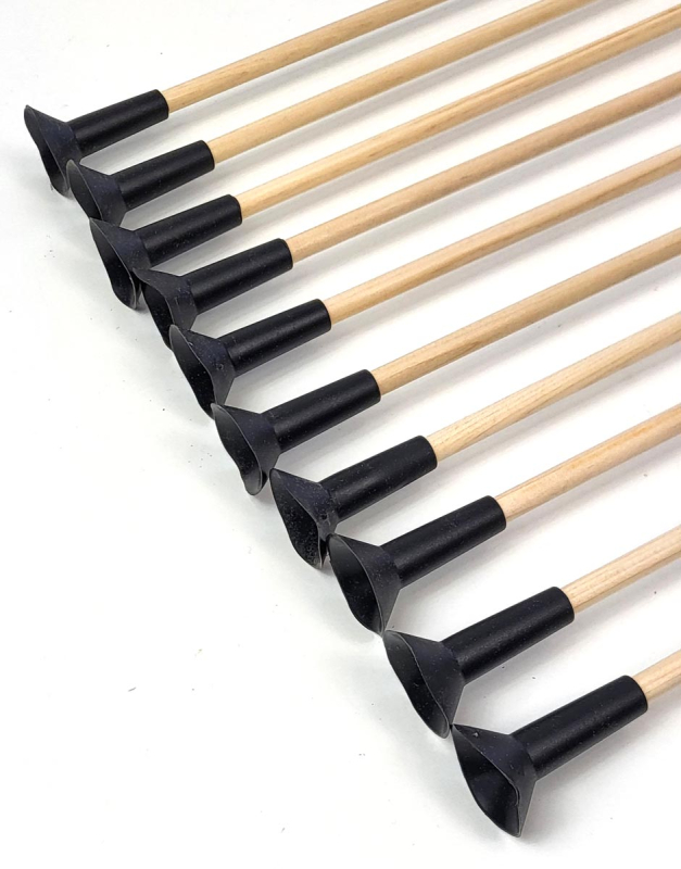 Kinder Holzpfeil mit Saugnapf 24 PRW Gelb / Rot