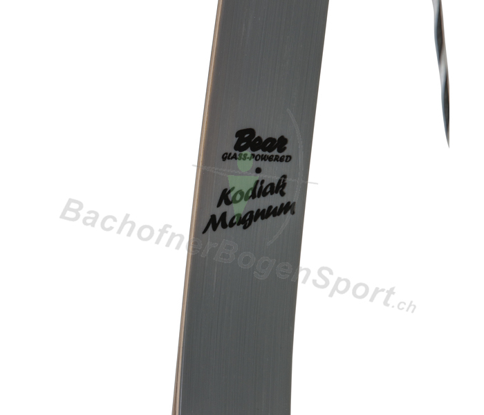Bear Kodiak Magnum 52 Jagdrecurve Shedua Grau