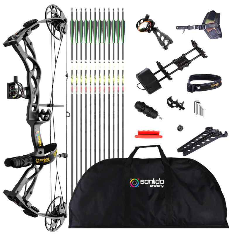 Sanlida Dragon X8 10-70 Lbs Compound PRO Package RH