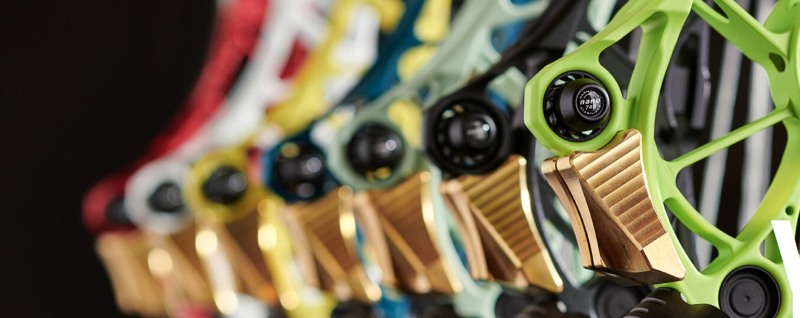 Mathews 2025 Title 34 RH schwarz 50Lbs 24.5 weisse WA