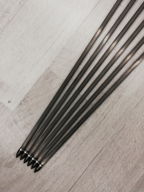 Gold Tip Warrior 28 Carbopfeil mit 4 Parabol Naturfeder