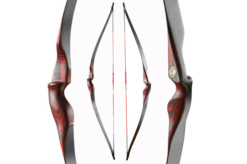 Old Mountain Little Hawk 36 Hybrid-Kinderbogen RH 10-16Lbs Rot