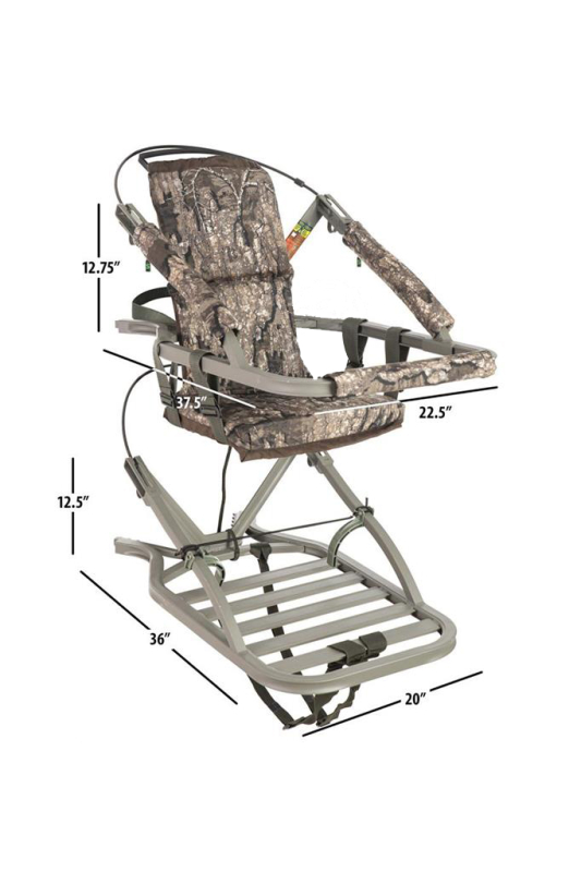 Summit Viper SD ALU 9kg Treestand Klettersitz Max. 135 kg inkl. Sicherheitstragegurt