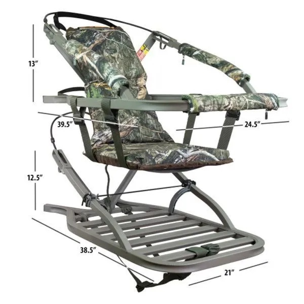 Summit Titan SD ALU 11kg Treestand Klettersitz Max. 150 kg inkl. Sicherheitstragegurt