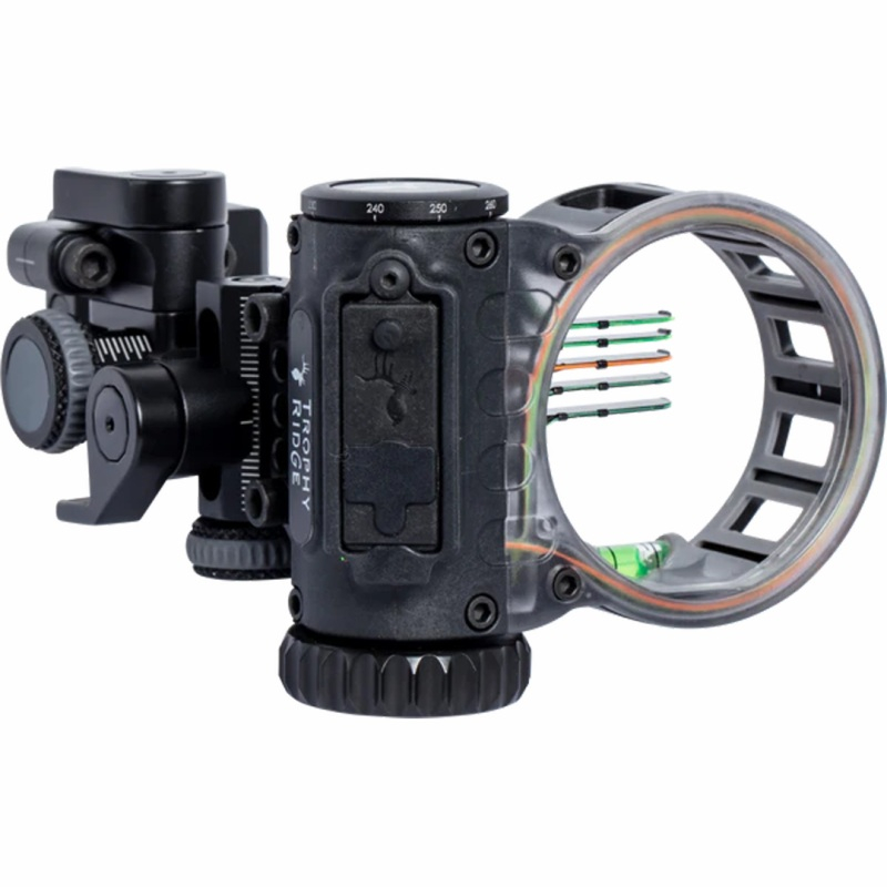 Trophy Ridge React 5-Pin Max Visier RH Picantinny Schwarz