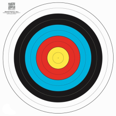 World Archery Zielscheiben Auflage 80cm - OHNE Nummer