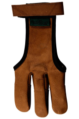 Bucktrail Russet Schiesshandschuh braun Leder mit verstrkter Fingerkuppe