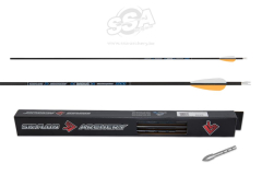Skylon Radius 4.2mm Komplettpfeil mit Vanes und Nocke montiert, Spitze lose, 32