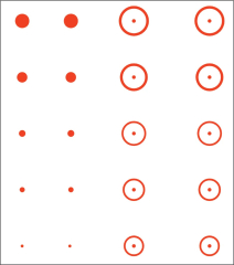 Gunstar Precision Dots Scope Ringe und Punkte Schwarz