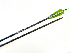 Komplettpfeil Center-Shot 6,2mm 4 Shield Naturfeder, Spitze Combo 100gr