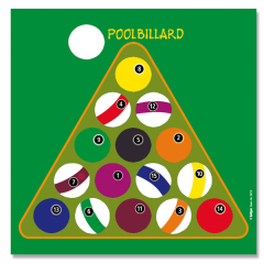 Zielscheibenauflagen Billiard
